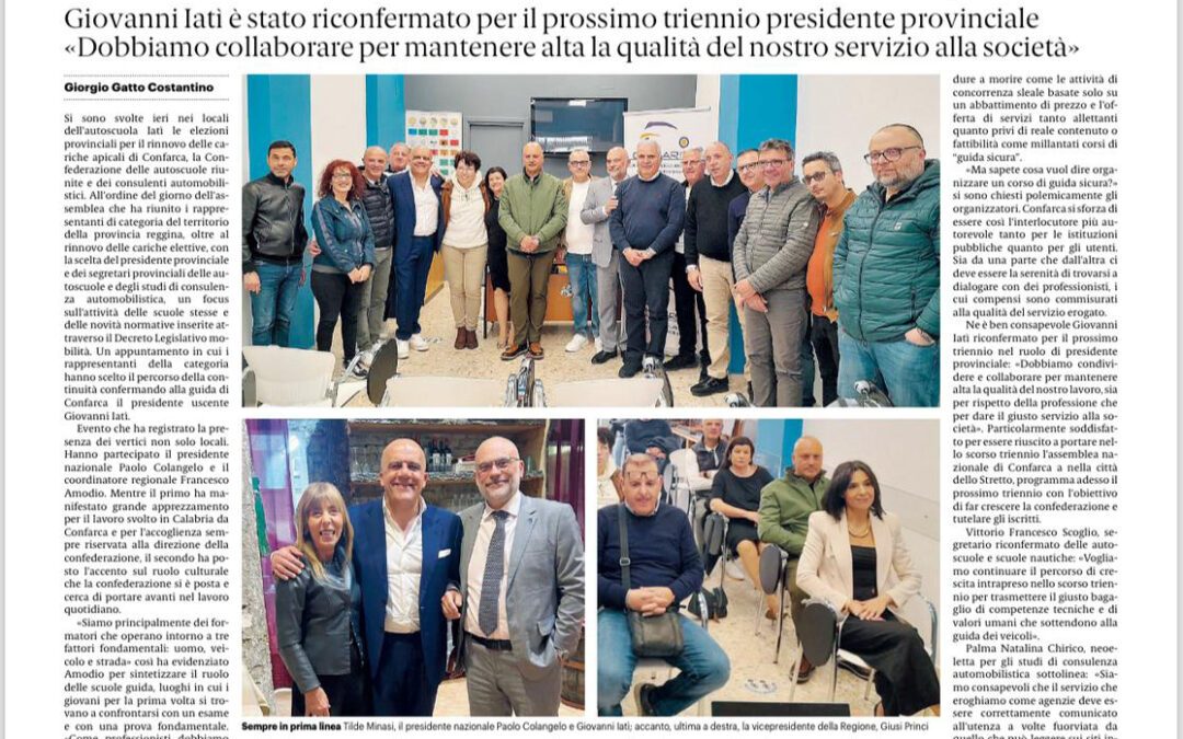 Elezioni Confarca